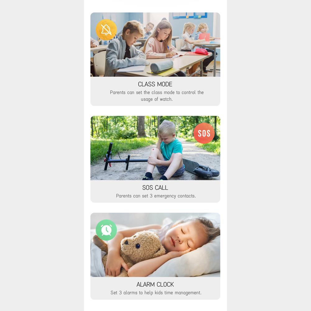 Kinder 4G Smart Phone Uhr 2.0'' GPS WIFI Videoanruf Kamera Kinder Smartwatch Monitor Tracker Standort 2+16G APP Download