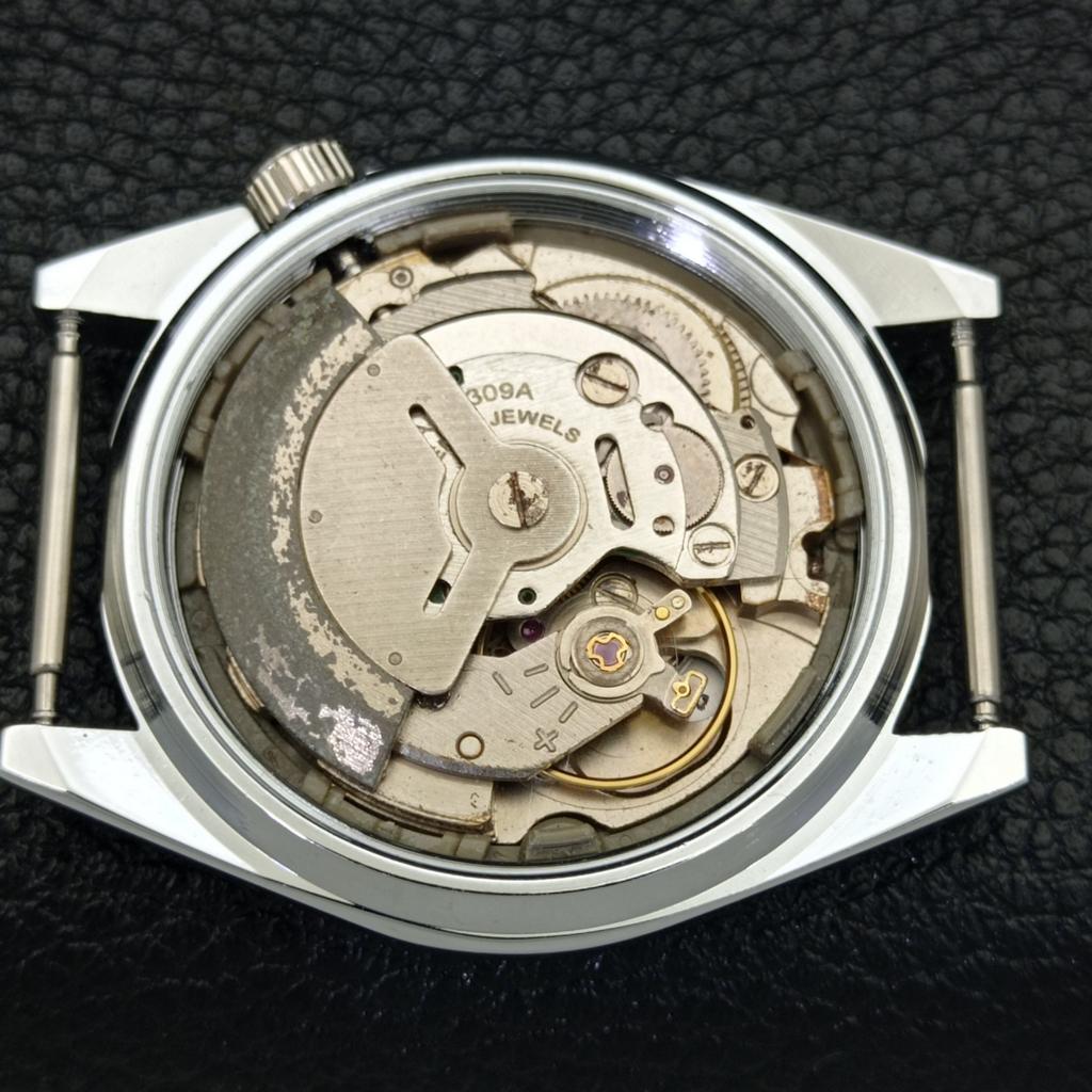 REFURBISHED SEIKO 5 AUTOMATIC MENS WATCH JAPAN MADE GREEN DIAL CUSTOM A440132-2 QV90-a440132