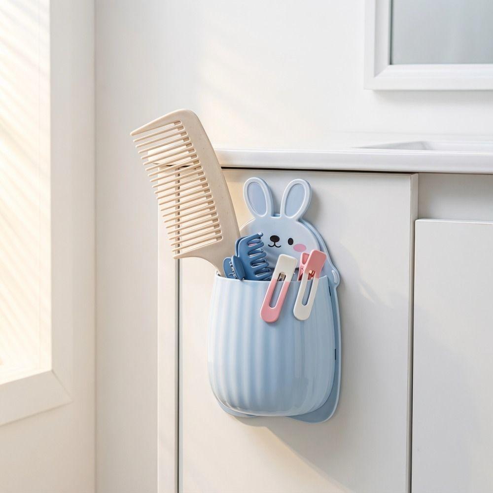 Wall Hanging Toothbrush Storage Rack Self Adhesive Toothpaste Organizer Dormitory