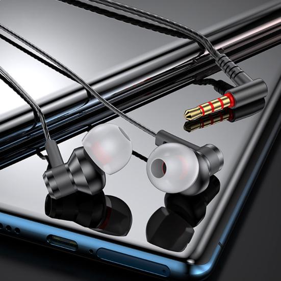 Wired Headset Stereo 9D Surround 3.5mm HiFi Sound In-Ear Wired Headphone Computer Accessories