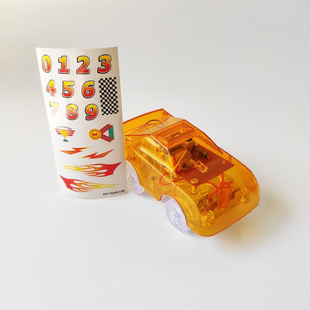 Ηλεκτρικό Διαφανές Αυτοκινητάκι Παιχνίδι Καραμέλα με 5 Φώτα και Φωτεινά Χαρακτηριστικά Για Όλα τα Παιδιά