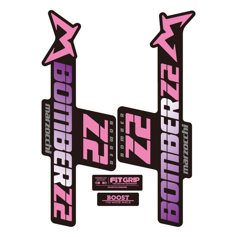 

Для передней вилки наклейки для шоссейного велосипеда MTB гоночный велоспорт DIY защитный комплект цветной пленки аксессуары для велосипеда 20,5 см 20.5CM