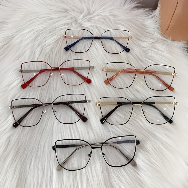 1Pcs New Metal Frame Men And Women Fashion Glasses Tac Material Day And Night Anti-Blue Light Glasses