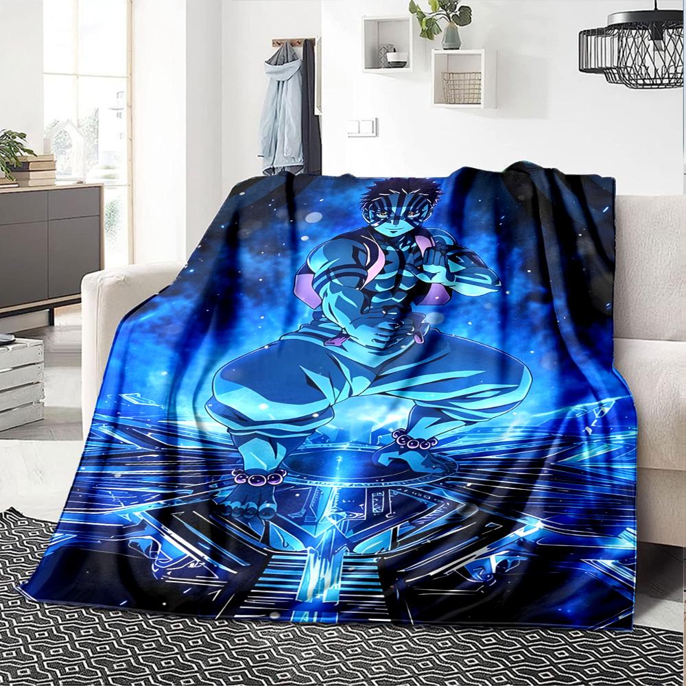 1pc Akaza Blanket, Gift, for Men and Women, Soft Blanket, Good for Sofa Bed Couch Travel, Lightweight Flannel Blanket