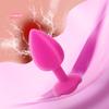 Soft Silicone Rose Flower Anal Plug Set 3 Sizes Beginner To Expert Butt Plug Anus Trainer for Couples Women Men Adult Sex Toys