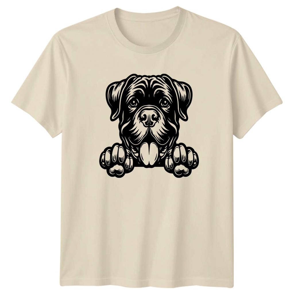 Rottweiler Dog Animals Mens T-Shirt Womens Tee Graphic Unisex Top -a