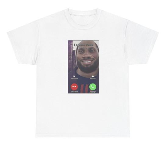 Lebron Pork Is Calling T Shirt Funny John Pork Basketball Brainrot Meme Tee S