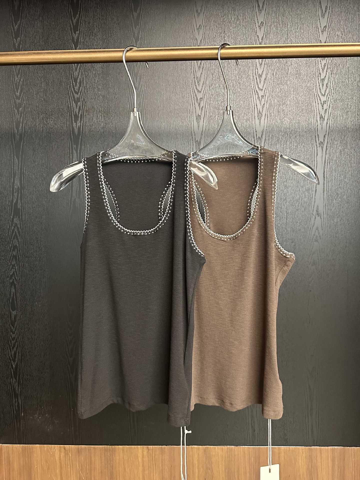 

Spring 2026 Lace Knit Sleeveless Camisole - Summer Simple Inner Top Medium