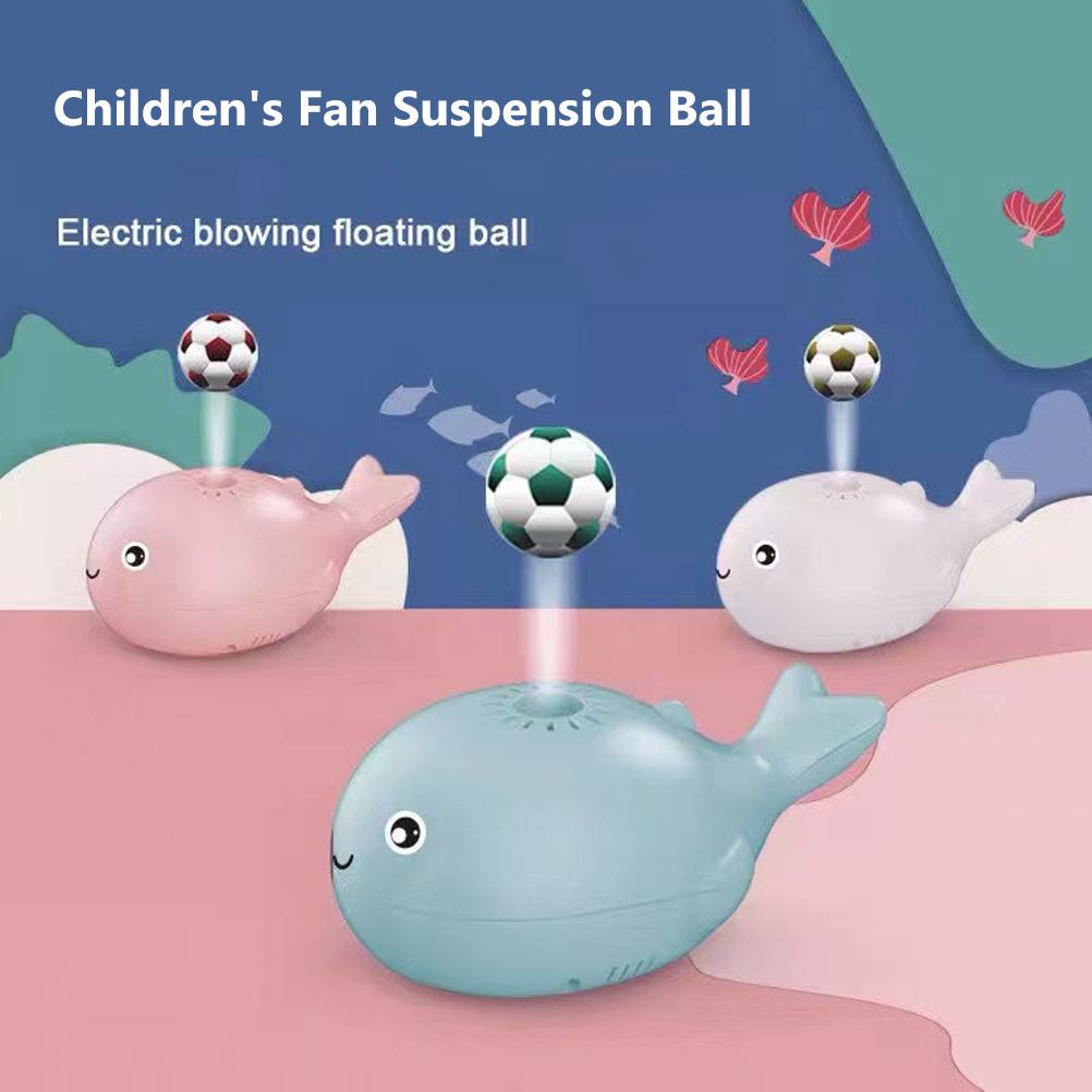 Electric Whale Floating Ball Toys Floating Ball Whale Toy Balancing Blow Games for Kids Dolphin Floating Ball Toy