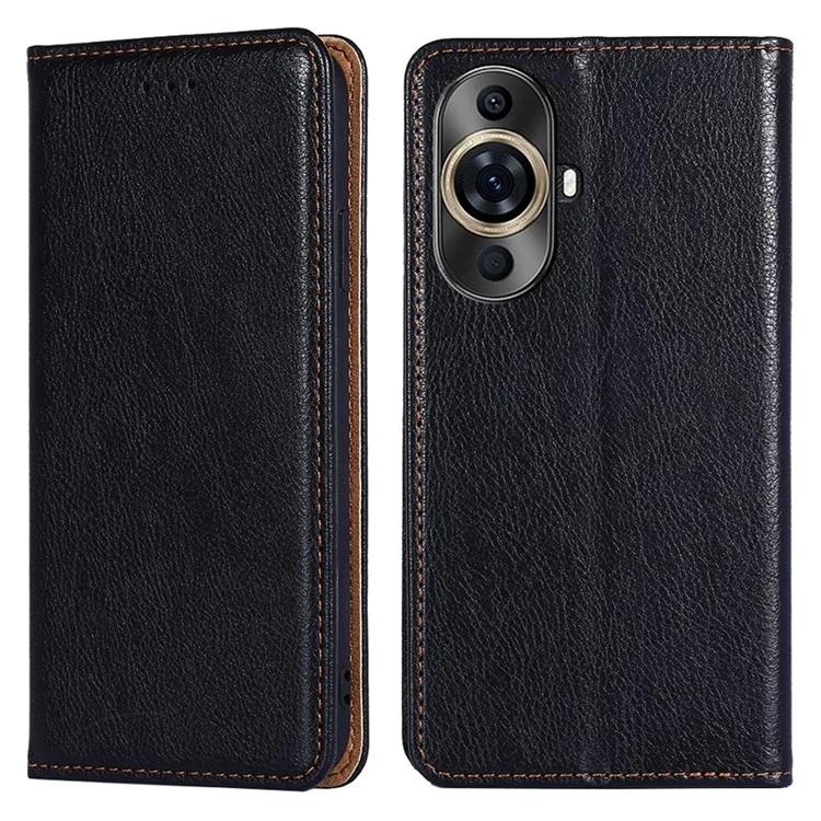

For Huawei nova 11 Pro / nova 11 Ultra Solid Color Wallet Case Stand Magnetic Closure Leather Phone Cover