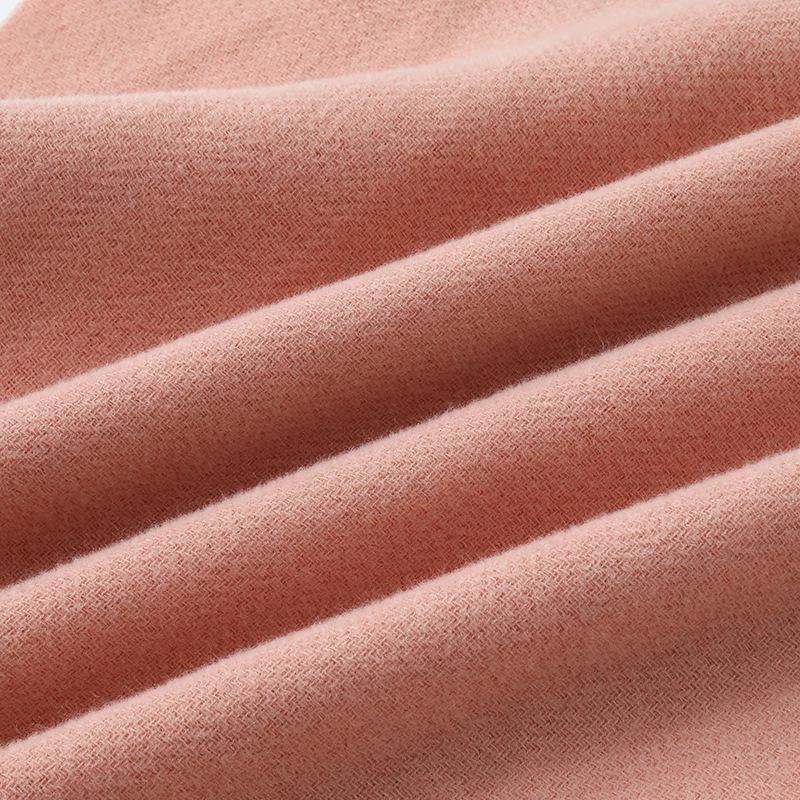 Women's Double-sided Wool Cashmere Scarf Shawl: New High-end Autumn/Winter 2026 Style