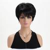 Stylish Short Curly Synthetic Wig for Daily Wear Cosplay Costume Mommy Wig Natural Hair Nice Looking Women's Wig