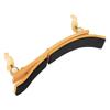 Ergonomic Violin Chin Rest 4/4 Adjustable Height Wood Shoulder Support Comfortable Violin Shoulder Cushion for Comfort
