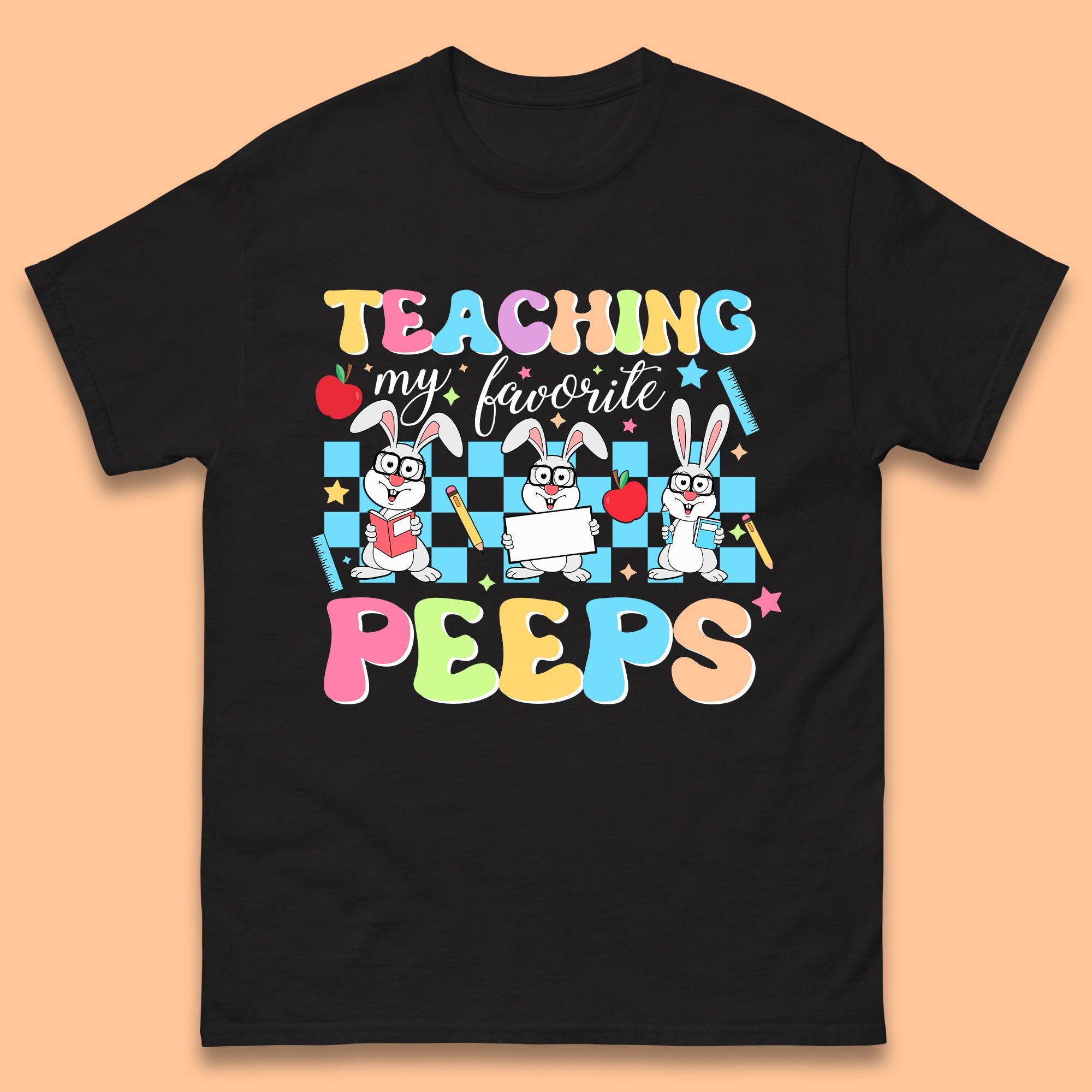 Teaching My Favourite Peeps Mens T-Shirt Womens Tops Tees S