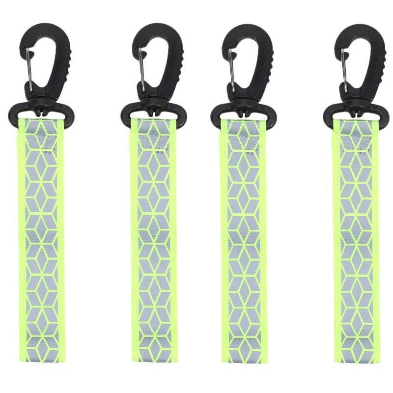 Reflective Effect Safety Reflector Pendant Lightweight Bright Colors Reflective Backpack Pendant Night-time Powerful