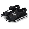 2025 Summer New Arrival Plus Size Chunky Sole Mule-Style Velcro Beach Sandals for Women - Casual Comfortable Women's