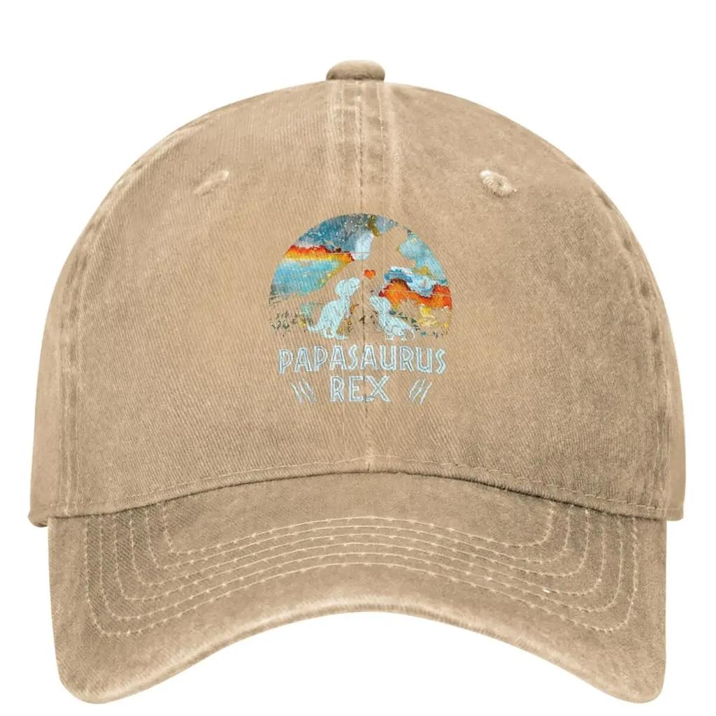 Blue Earth 2 Papasaurus Rex Denim Baseball Cap Outdoor Sports Trucker Hat Summer Unisex Women y2k Funny Sun-Proof Baseball Caps