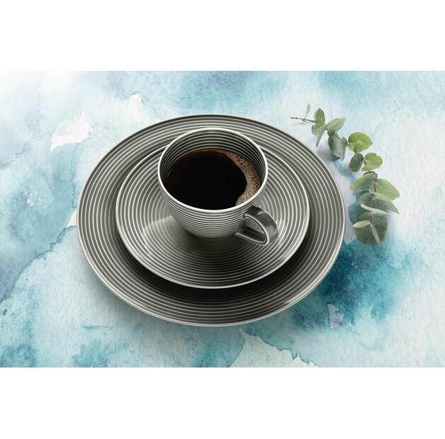 Кофейный сервиз Seltmann Weiden Beat Color Glaze жемчужно-серый, 18 шт.