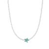 Collana Stella Marina Pozza di Marea - Gioielli Boho Surf & Spiaggia Collane Collo a Strozzino con Perline Stella Marina Tartaruga, Collane Regolabili, Regalo Oceano