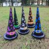 Ring Toss Set with Inflatable Witch Hat - Perfect for Indoor and Outdoor Parties, Inflatable Ring Toss Toy, Perfect Party Game