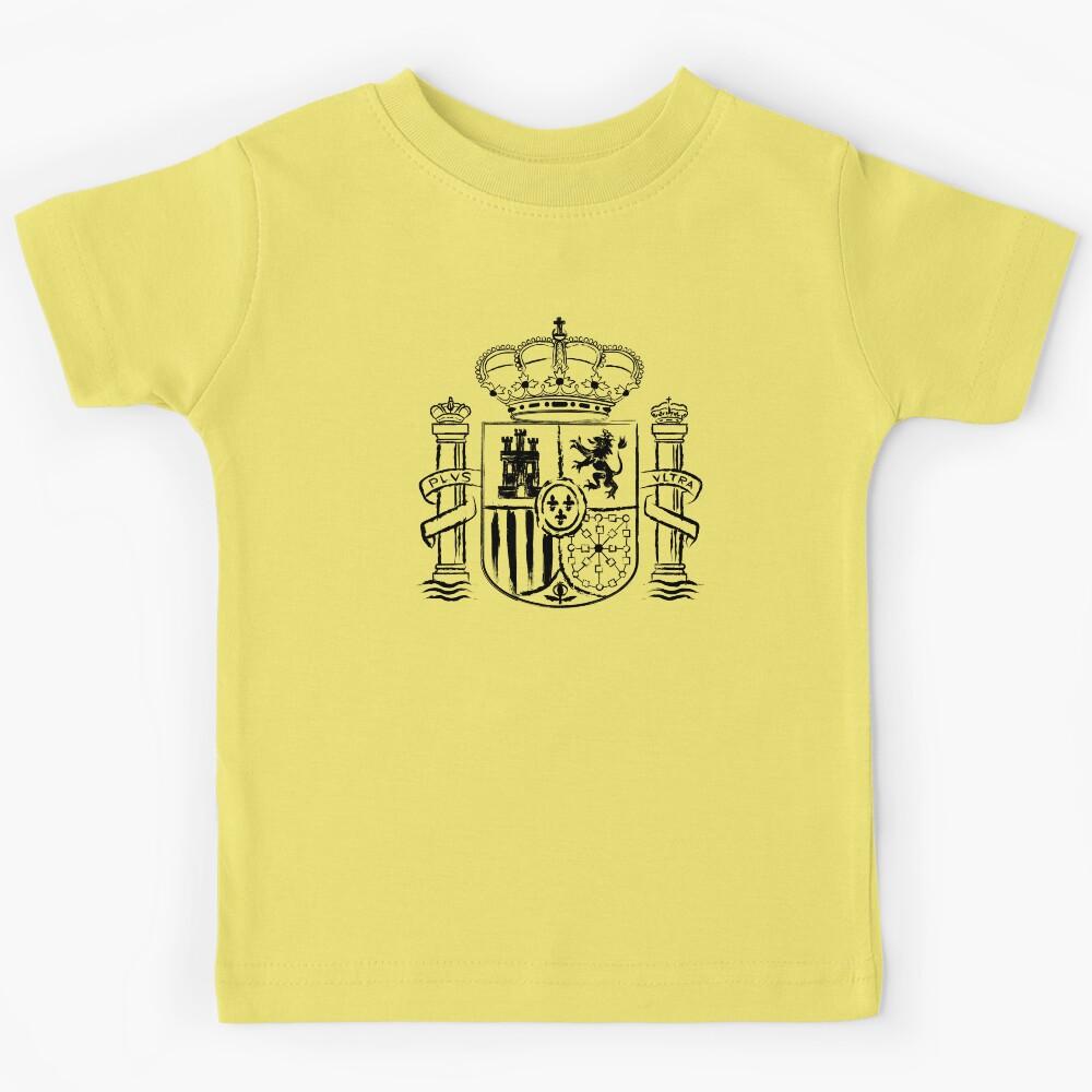 Spanish Coat of Arms - Black Edition Kids T-Shirt 170