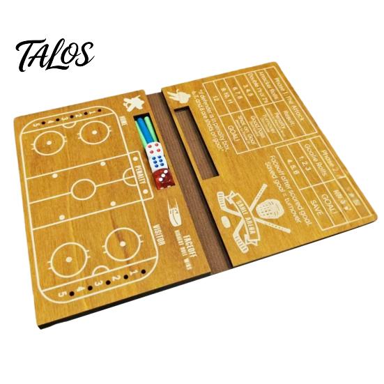 Tischspiel mit Würfeln Eishockey für 2 Spieler, Schnelles Strategiespiel, Tragbares Reise-Hockeyspiel für Fans, Erwachsene, Pädagogisch