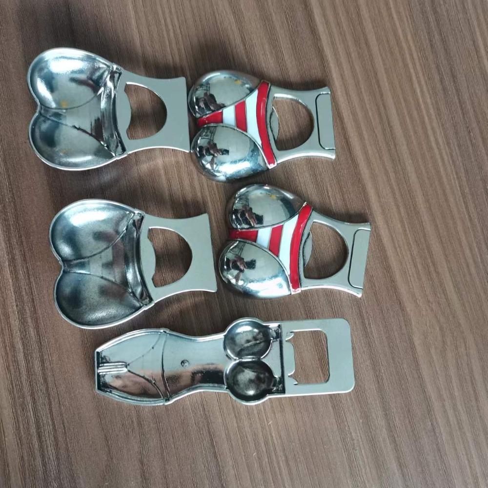 2Pcs/Set Bar Tools Funny Beer Bottle Opener Portable Bikini Sexy Design Handheld Opener Metal No Violation Bottle Openers Pub