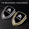 3D Metal Car Side Fender Trunk Body Emblem Badge Sticker For Citroen C1 C2 C4 C5 C3 C4L C8 Berlingo Xsara Picasso Accessories