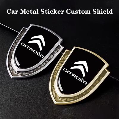 3D Metal Car Side Fender Trunk Body Emblem Badge Sticker For C1 C2 C4 C5 C3 C4L C8 Berlingo Xsara Picasso Accessories