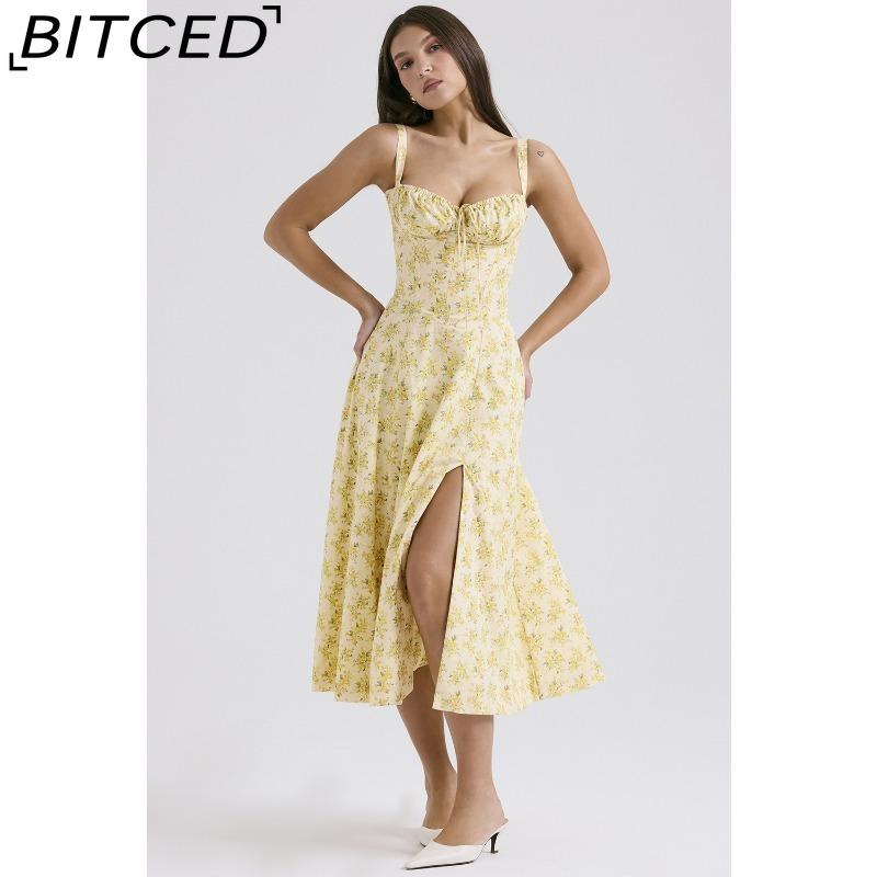 BITCED Summer-inspired Chic and Sophisticated Strapless Dress for Women