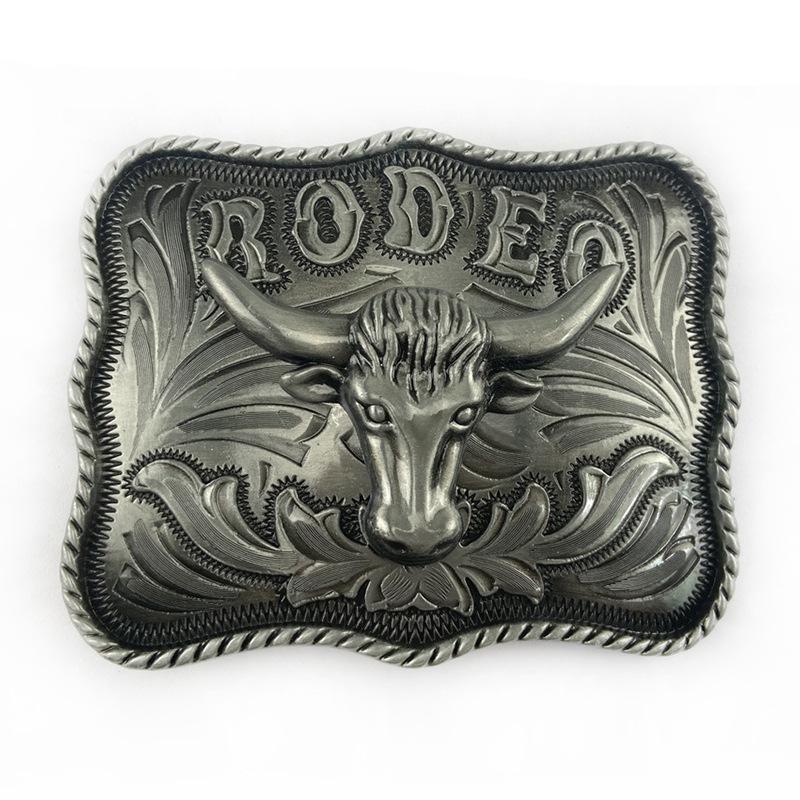 European-American Fashion Knight Belt Buckle: Thick, Popular Zinc Alloy Design