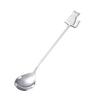 Cute Cat Shaped Stainless Steel Coffee Spoon Stirring Spoon Suitable for Dessert Snack Ice Cream Teaspoon Kitchen Tableware 2025