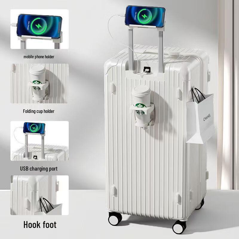 OEING Student Travel Luggage with Password Lock 24 inch