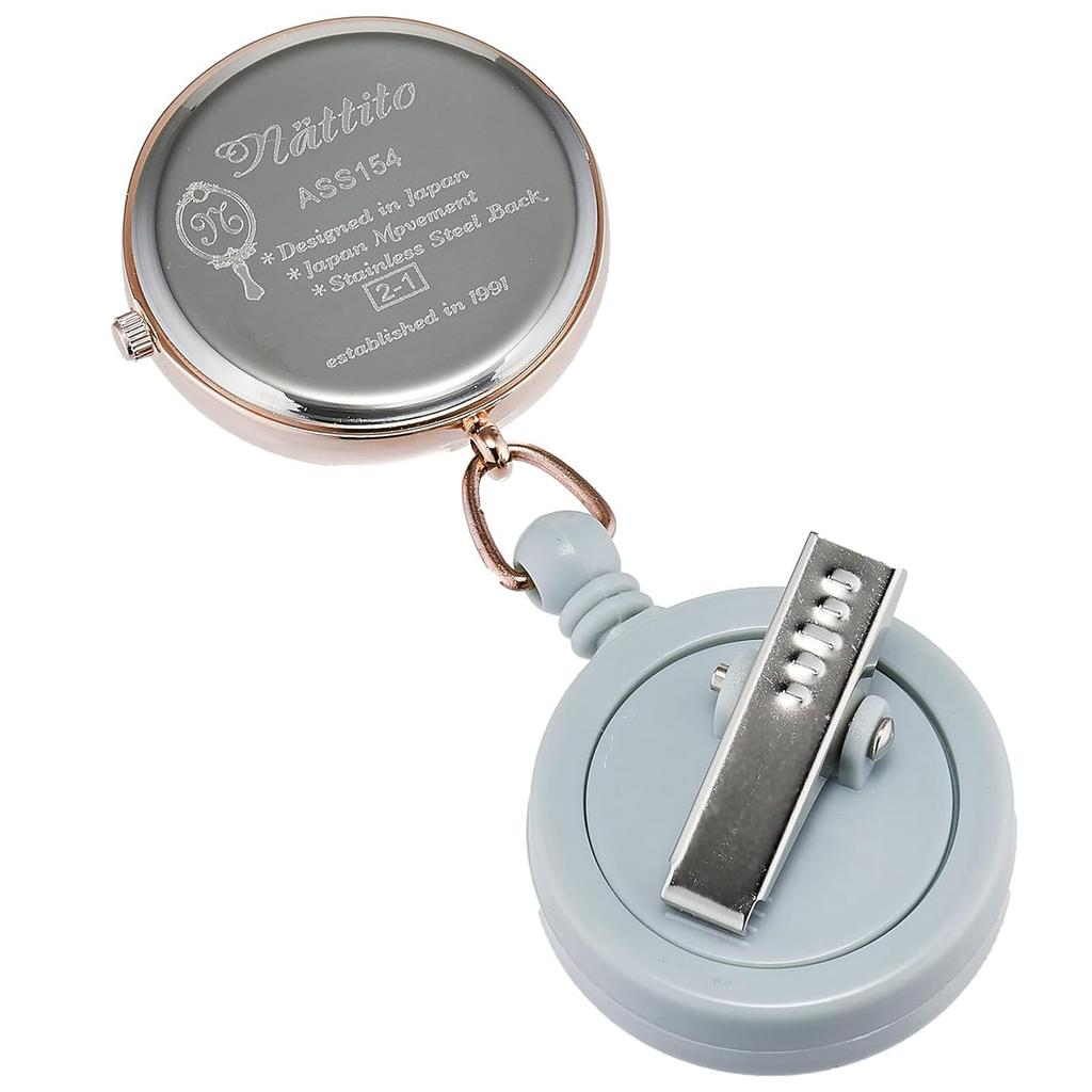 Pocket Watch Analog Collet Reel Watch [Fieldwork] ASS154P-4 Women's