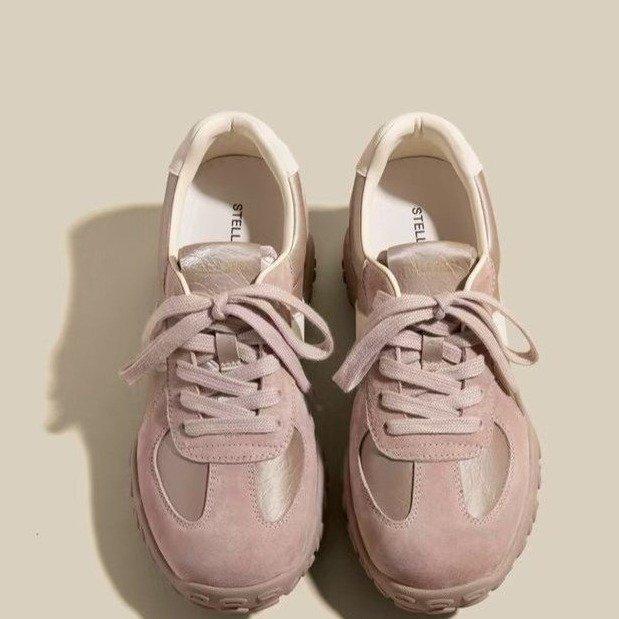 

Весенний Новый Стиль с Внутренним Увеличением Высоты на 6 см Женская Повседневная Обувь Универсальные Кроссовки Форреста Гампа Женская Вулканизированная Обувь 40 розовый