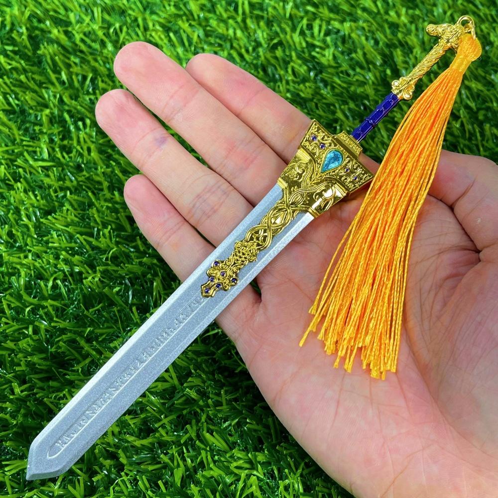 8.6inch Metal Elden Katana Anime Ninja Knife Real Size Japanese Katana Blade Steel Royal Greatsword Original Samurai Sabre Toy