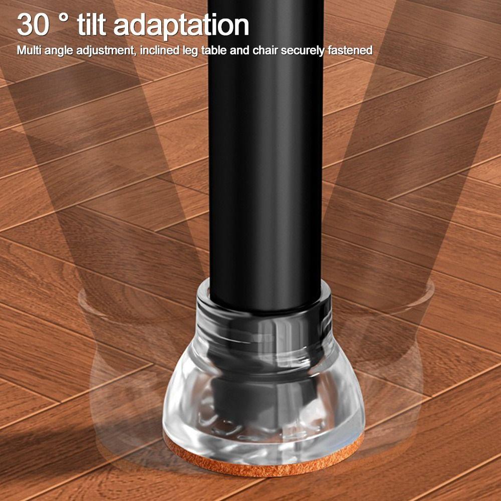 4pcs/set Anti-Scratch Anti-slip Mat Decreases Friction Feet Legs Pads  Household Chair Fittings