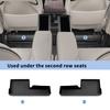 SMABEE for Toyota Alphard Verfire 40 Series 2024 2024 Underseat Storage Box TPE Second Row Seat Lower Tray Organizer Accessories