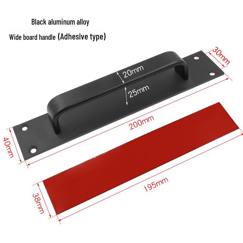 Punch-Free Aluminum Alloy Sliding Glass Door & Window Handle