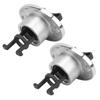 2pcs 316 Stainless Steel Marine Drain Plug Oval Garboard Transom Boat Plug for 1inch Hole
