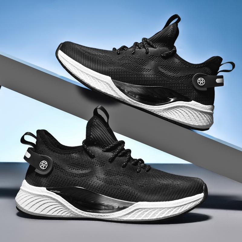 

Нове чоловіче взуття 2024, весна та літо, нова мода на відкритому повітрі, повсякденне плетене взуття, дихаюче спортивне взуття, нековзне взуття для бігу 45