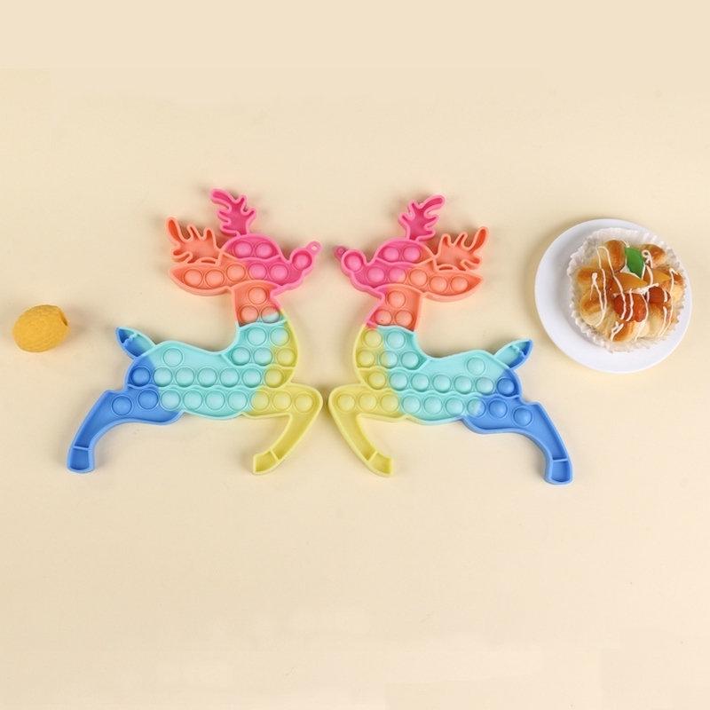 Silicone Sensory Little Deer Twist & Press Board - Decompression Toy Silicone