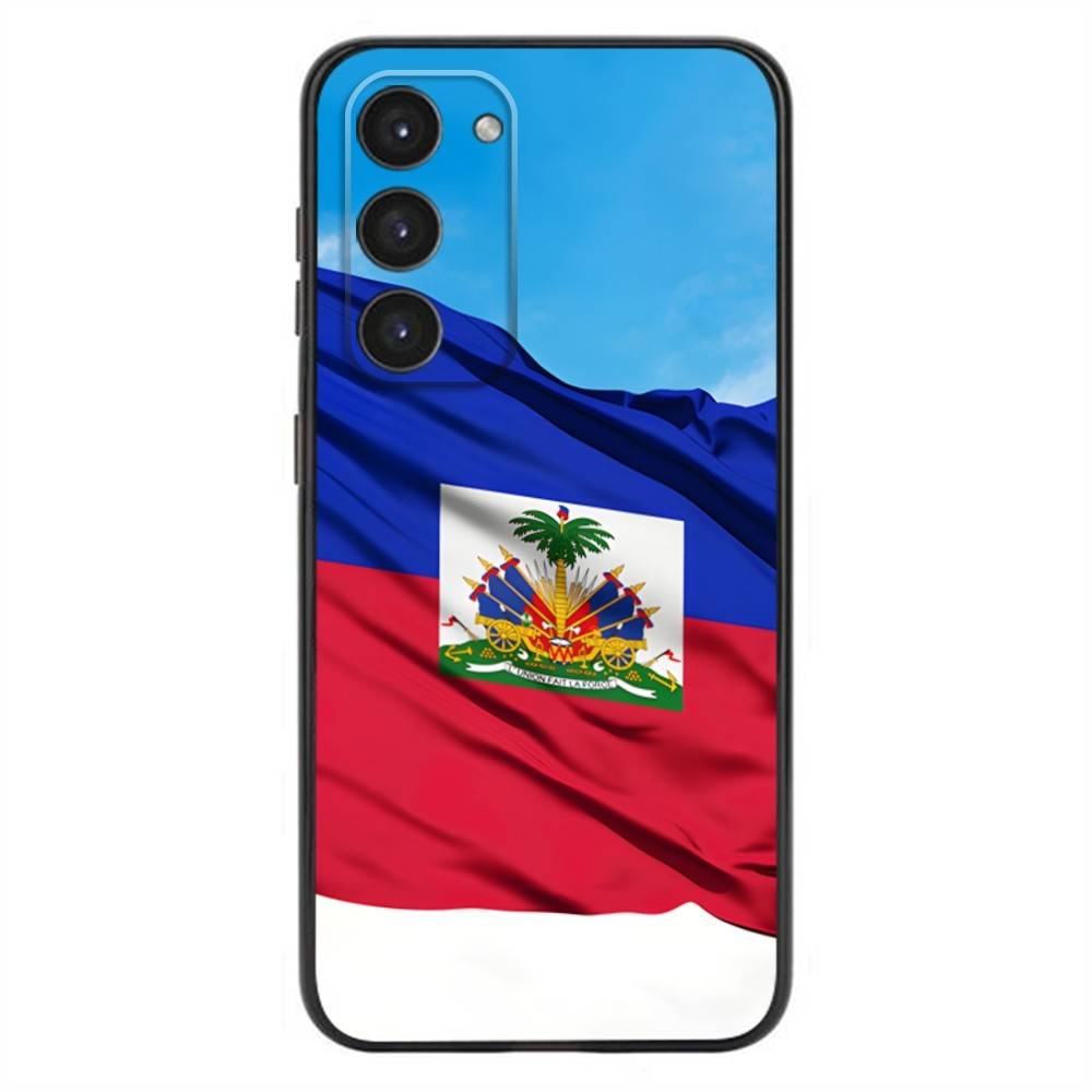 Flag of Haiti Haitian Phone Case For Samsung Galaxy A20,21s,22,31,32,52,53,72,73,80,91 Soft Liquid Silicone Black Cover SamsungJ72018