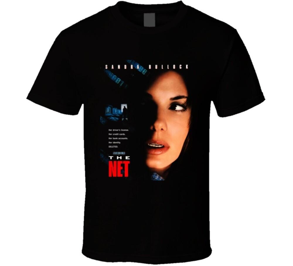 The Net Bullock 90 s Sci Fi Retro Movie T Shirt Unisex T-Shirt L