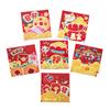 6Pcs Cartoon Lucky Red Pocket Thickened New Year Red Packet 2025 Red Envelope Bag  Spring Festival