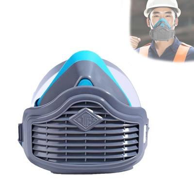 Silicone Dustproof Half Mask Reusable Replaceable Filter Cotton Dust Face Mask Cleanable Respirator