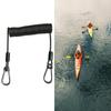 Kayak Paddle Leash Safety Tool Lanyard Kayak Accessory Stretchable Coiled Leash