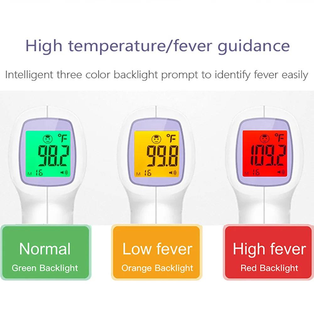 Hot Sale Wireless Digital Home Thermometer Non-Contact Instant Reading Forehead Infrared Thermometer Electric Power Source Ears