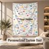 Miffy Tapestry, Personalized Custom Text, Wall Hanging Tapestry For Living Room Home Wall Decor