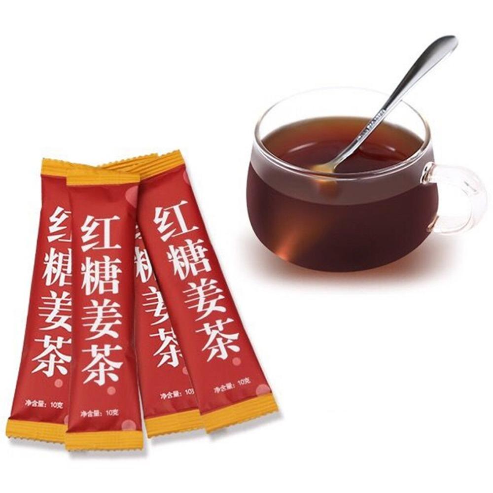 Brown Sugar Ginger Instant Herbal Tea Organic Stomach Care Digestive Wellness Natural Sweet Drink Daily Health Support
